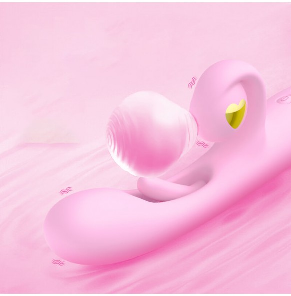 YHNB - Hollow Motion Vibrator Wand (Chargeable - Pink)